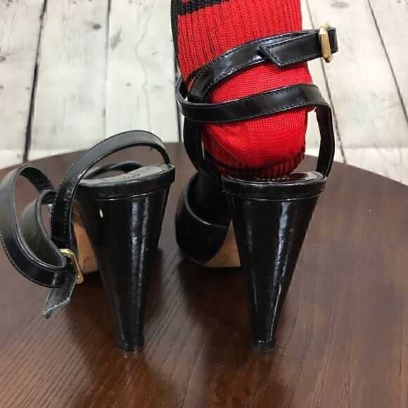 6.5 Ankle Strap Platform Sandals Giambatista Valli - Picture 3 of 8